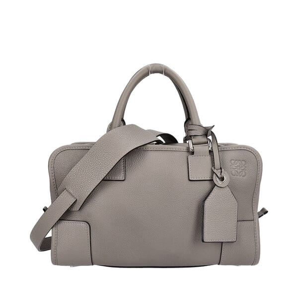 Leather Amazona Bag Grey