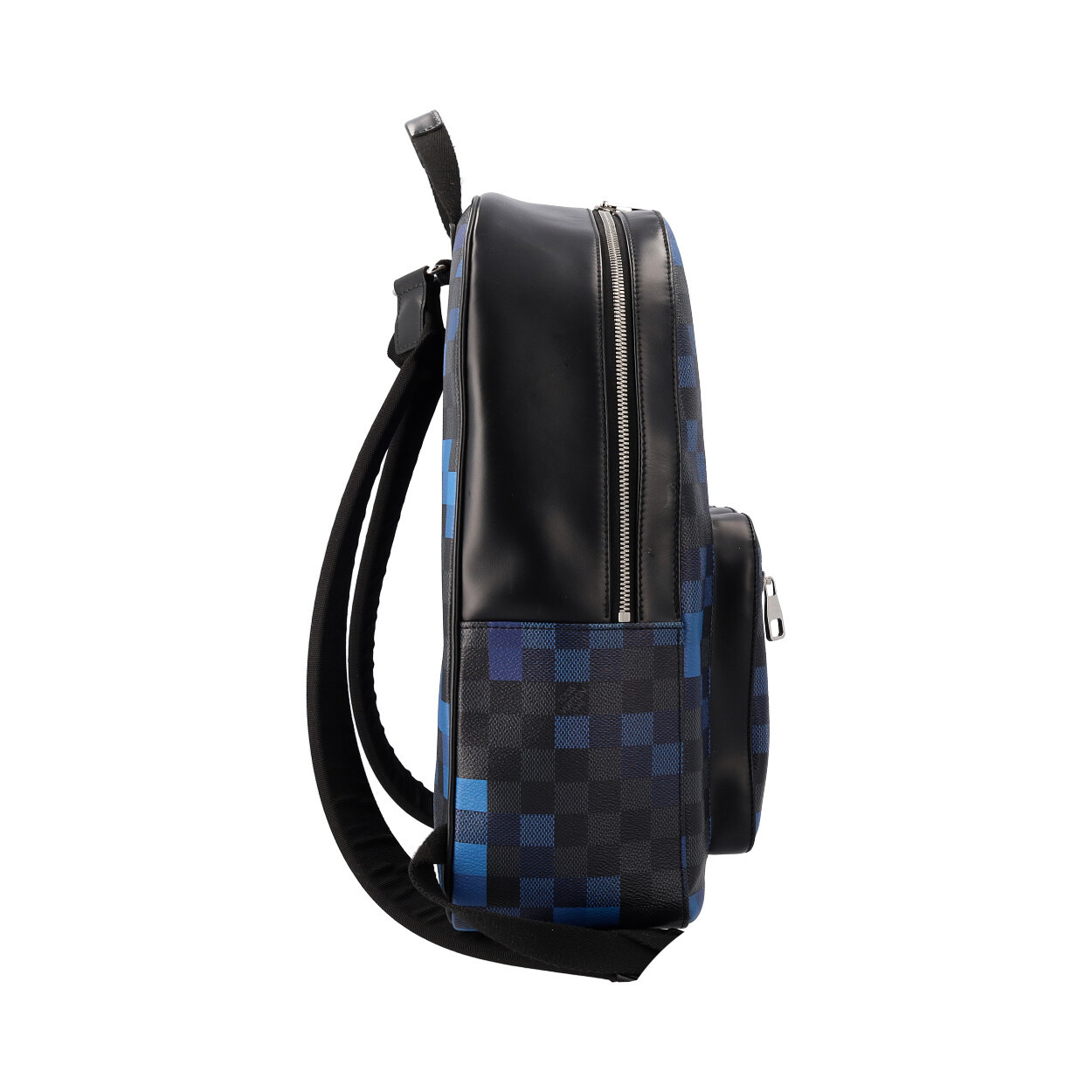 LOUIS VUITTON Damier Graphite Pixel Josh Backpack Blue | Luxity display picture 1