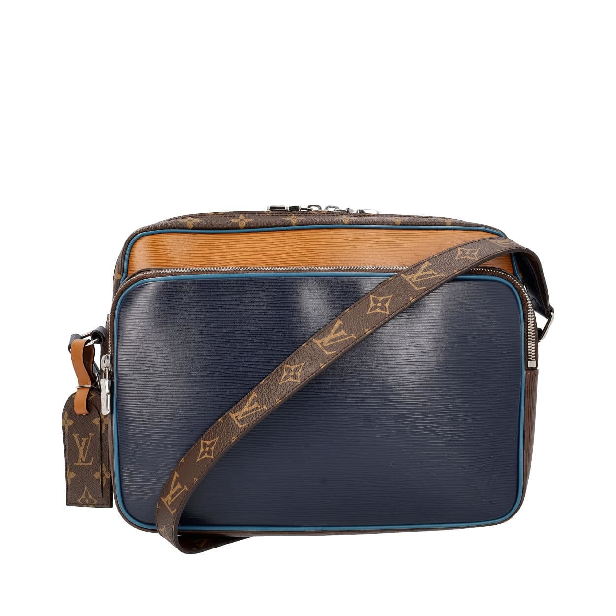 LOUIS VUITTON Epi/Monogram Nil Slim Blue Marine | Luxity
