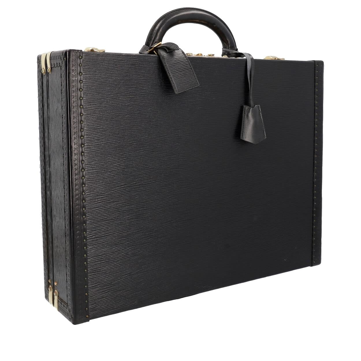 LOUIS VUITTON Vintage Epi President Briefcase Noir | Luxity