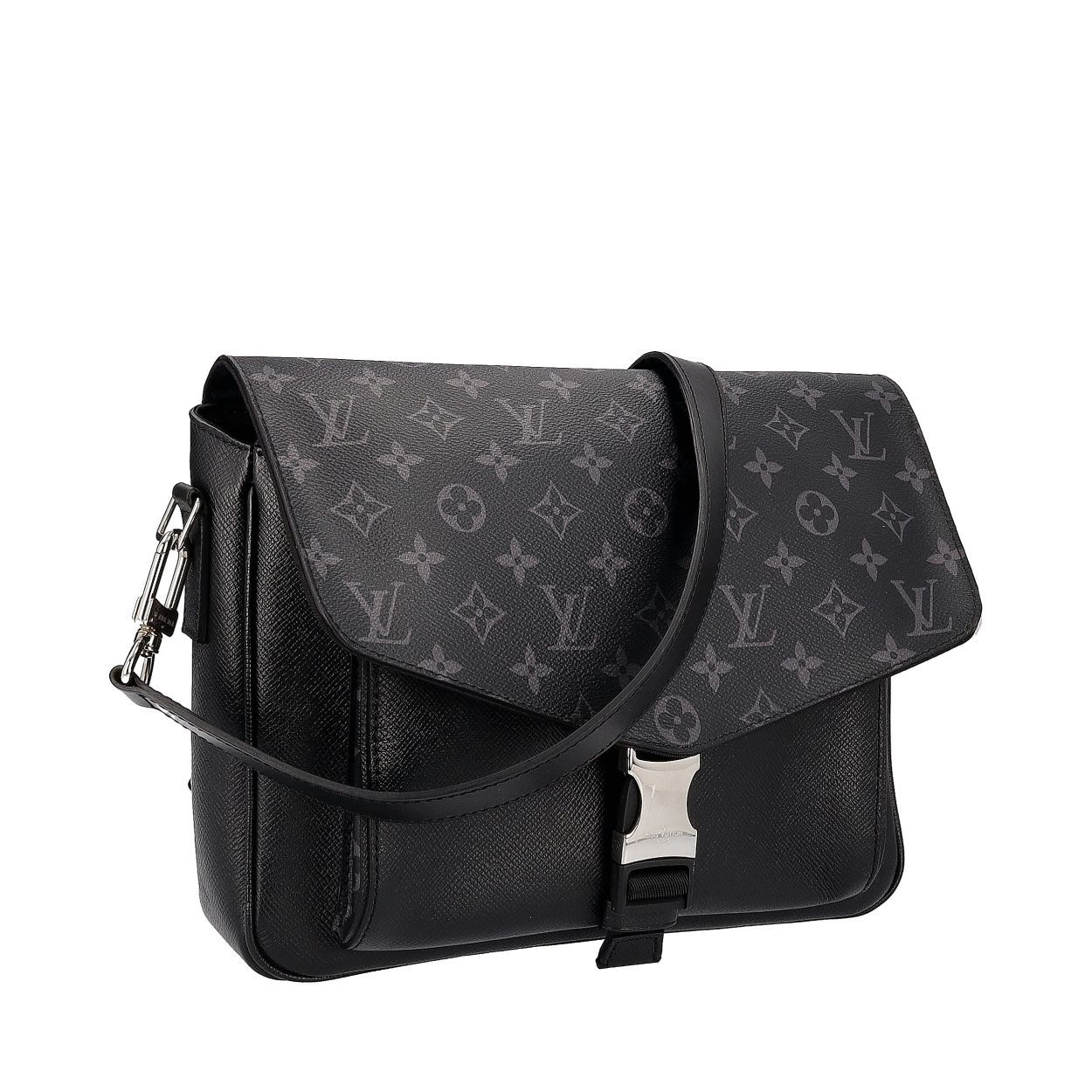 Louis Vuitton PPM Taiga メッセンジャー LOUIS VUITTON Taigarama Messenger Bag Black | Luxity