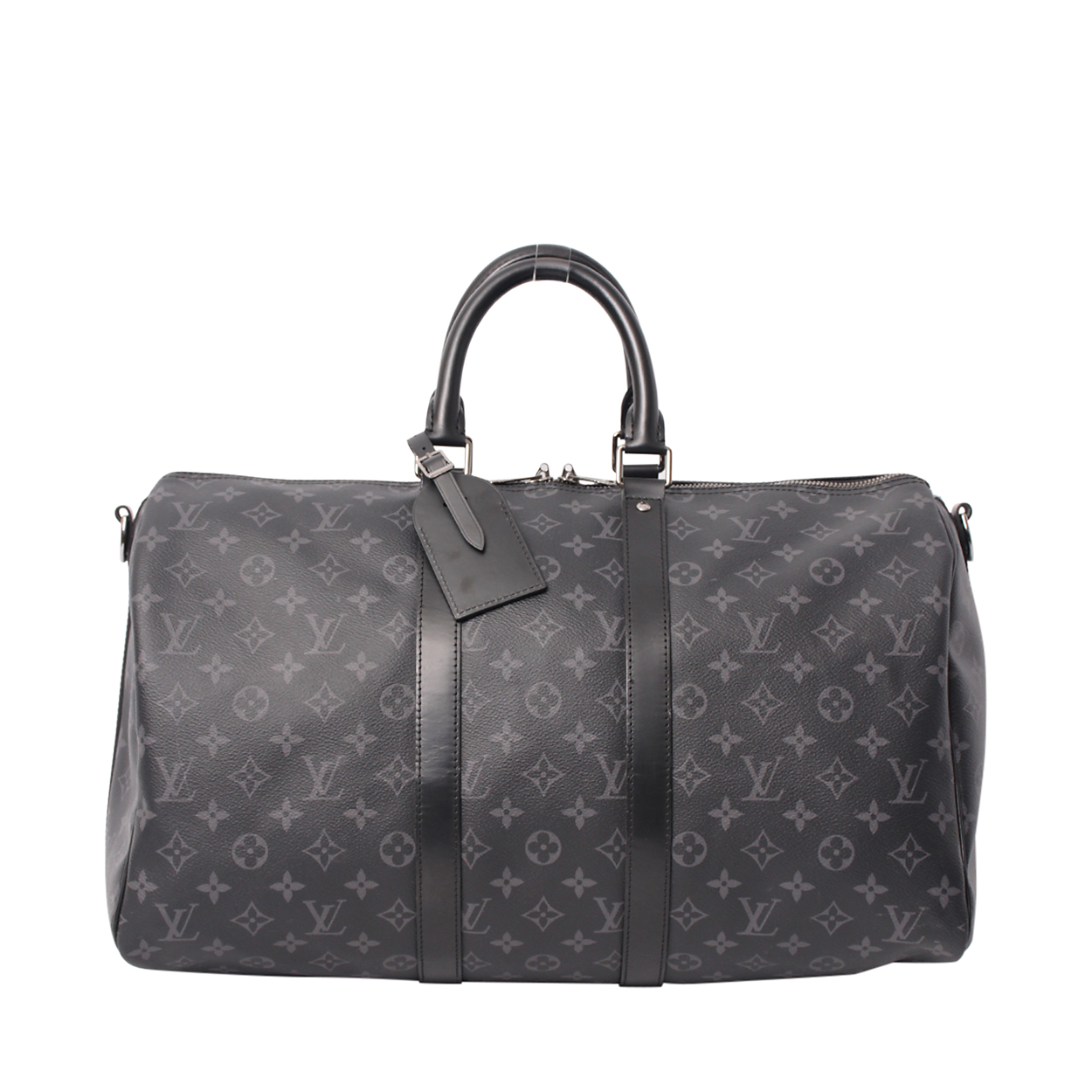 LOUIS VUITTON Monogram Eclipse Keepall Bandouliere 45 | Luxity
