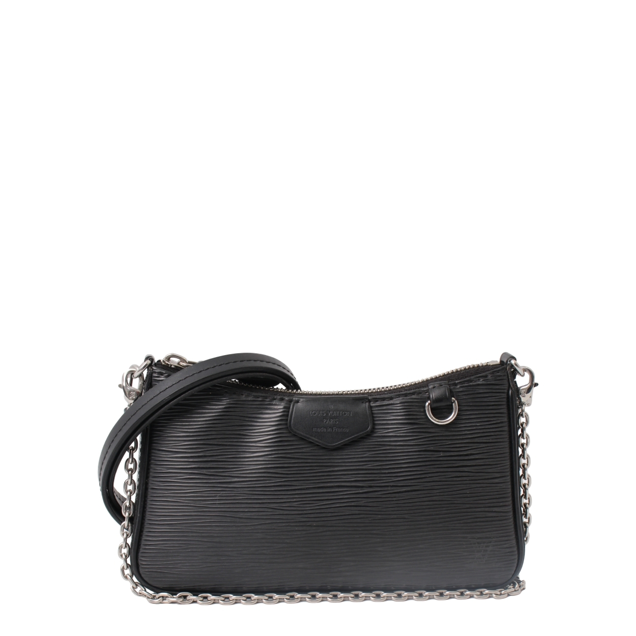 LOUIS VUITTON Epi Easy Pouch On Strap Black | Luxity