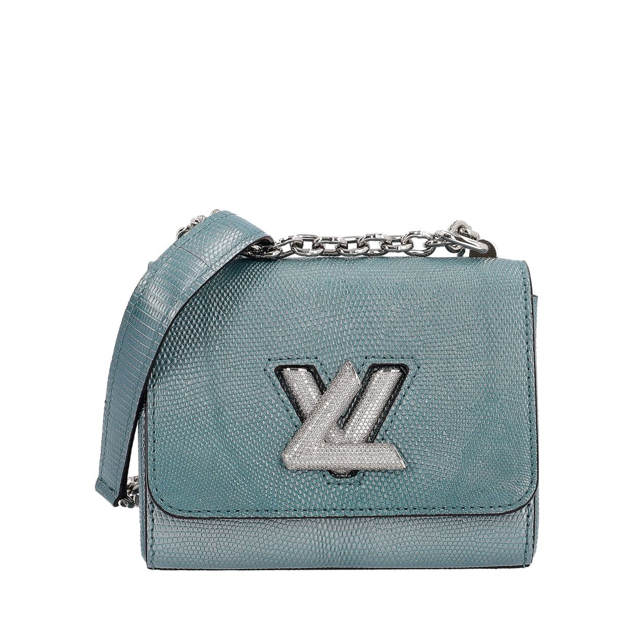 LOUIS VUITTON Lizard Leather Twist Mini Green | Luxity