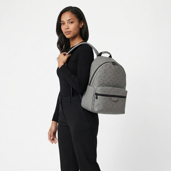 Monogram Shadow Discovery Backpack Gris