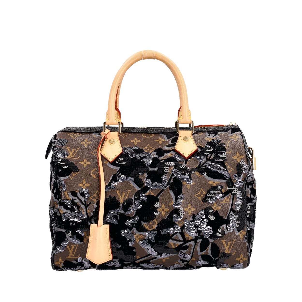 LOUIS VUITTON Mixed Fleur De Jais Sequins Eclipse Speedy 30 | Luxity