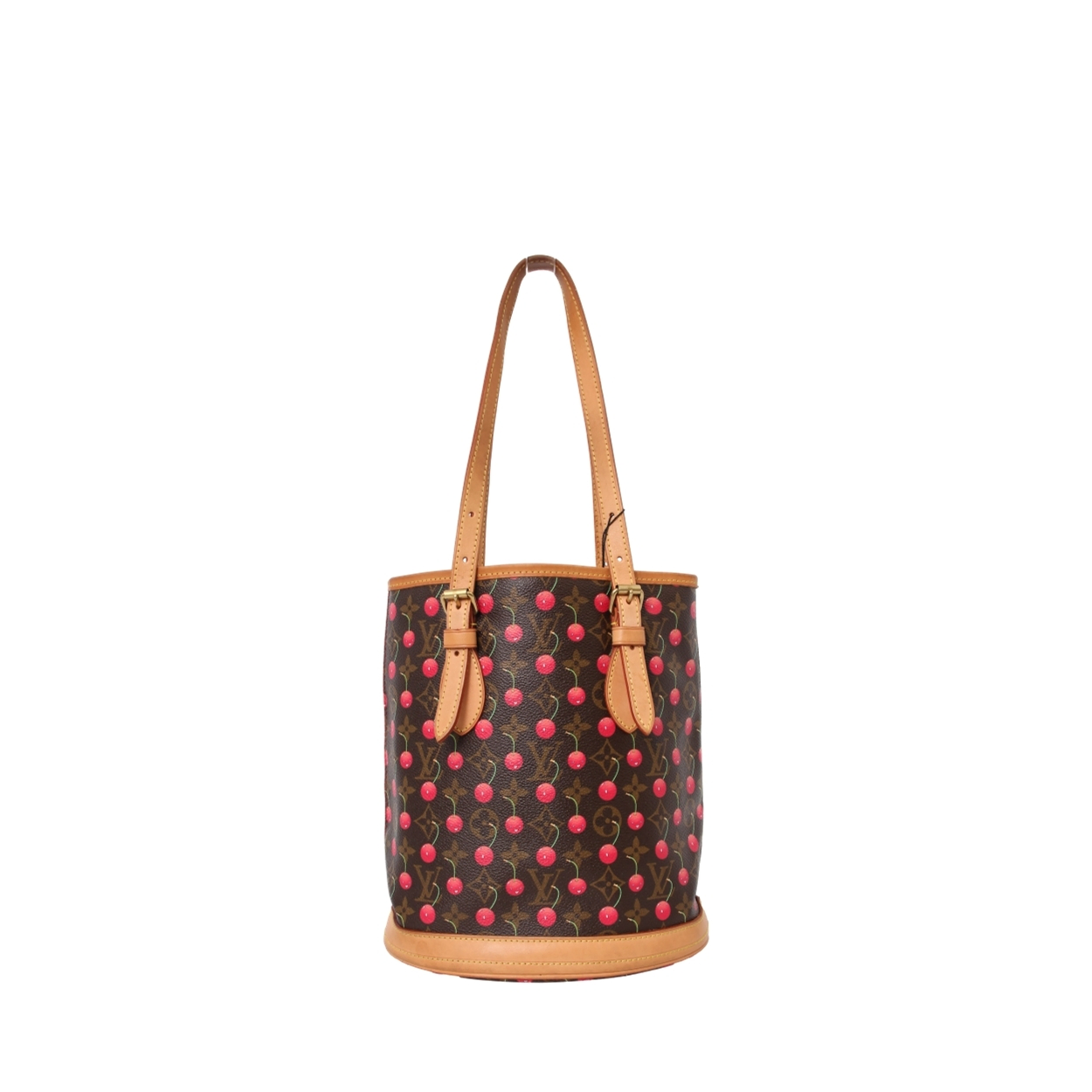 LOUIS VUITTON x Takashi Murakami Monogram Cerises Cherry Bucket