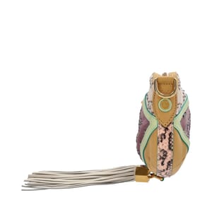 Mixed Material Nightbird Clutch Multicolor, view 6