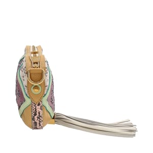 Mixed Material Nightbird Clutch Multicolor, view 5
