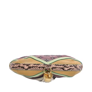 Mixed Material Nightbird Clutch Multicolor, view 7