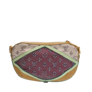 Mixed Material Nightbird Clutch Multicolor, view 4