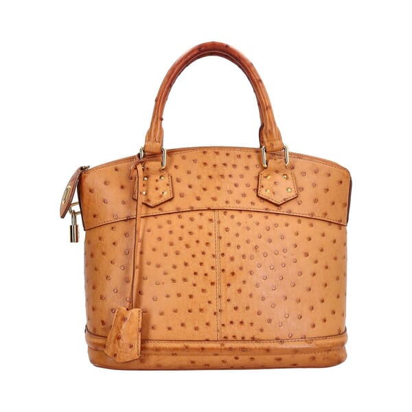 Ostrich Lockit PM Cognac
