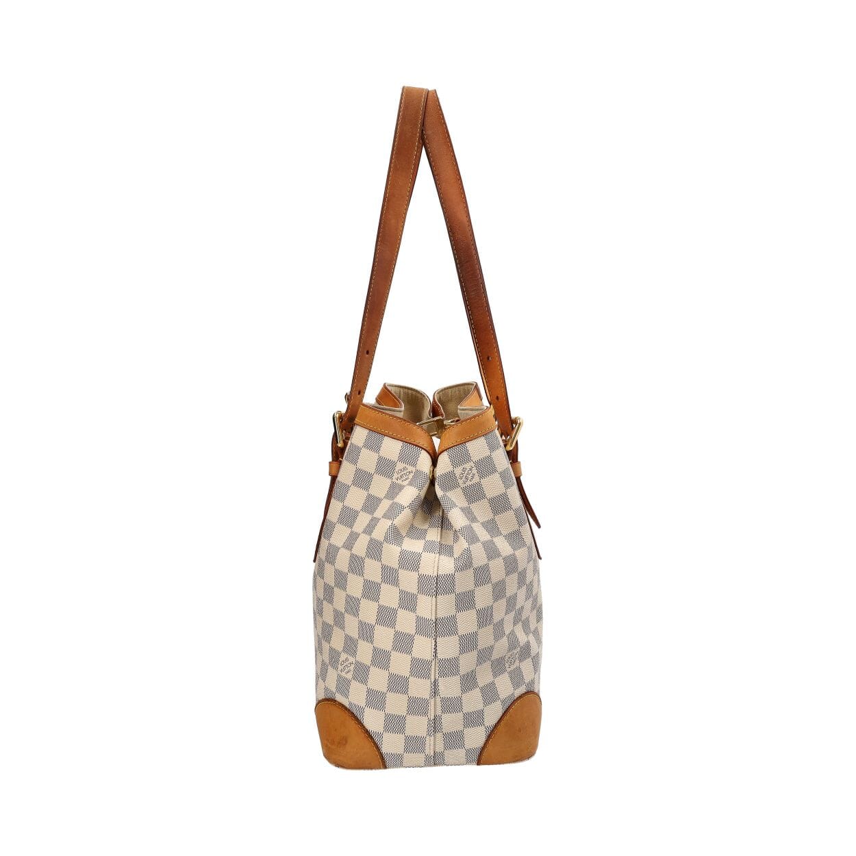 LOUIS VUITTON Damier Azur Hampstead MM | Luxity