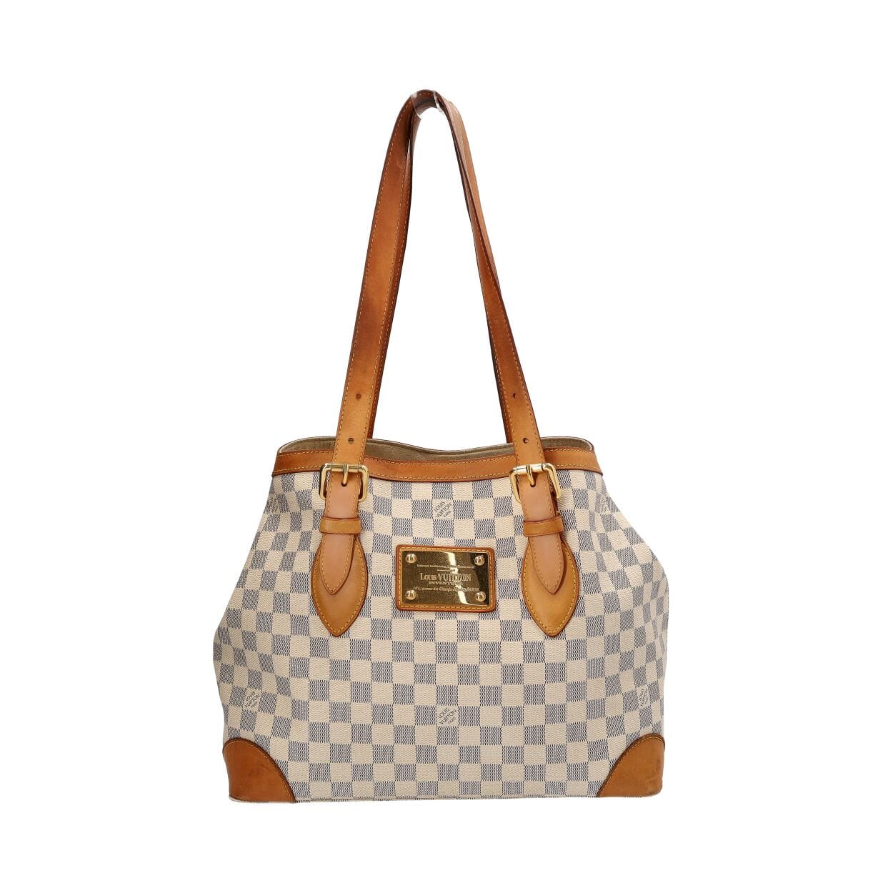 LOUIS VUITTON Damier Azur Hampstead MM | Luxity