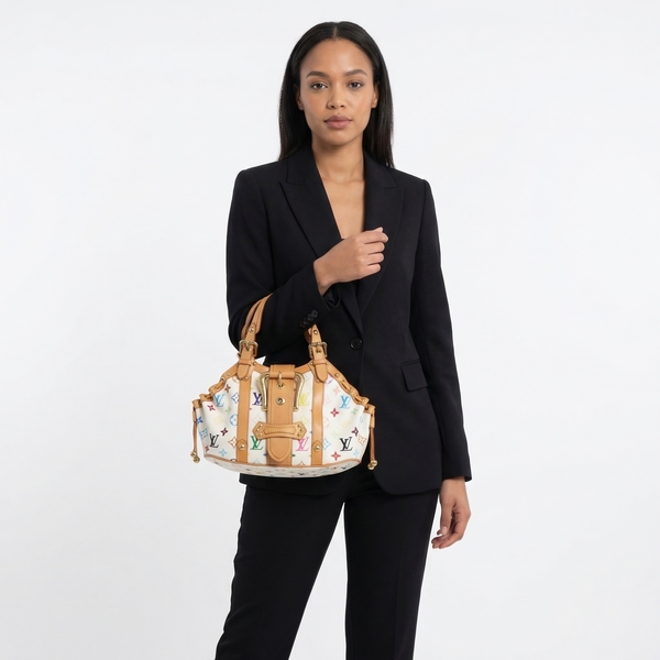 Multicolor Theda PM White