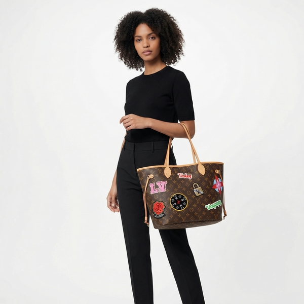 Monogram Capsule Hiver Patches Neverfull MM