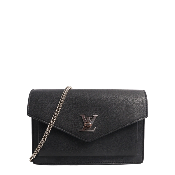 Leather MyLockMe Pochette Noir