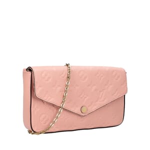 Empreinte Felicie Pochette Rose Poudre, view 2
