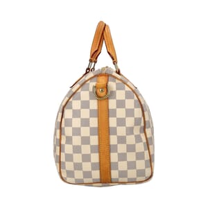 Damier Azur Speedy Bandouliere 30, view 6