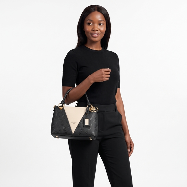 Empreinte V Tote BB Black/Cream