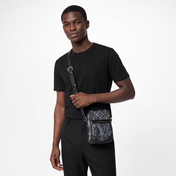 Monogram Pastel Nano Amazone Messenger Black