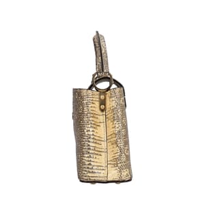 Lizard Capucines Mini Gold, view 6