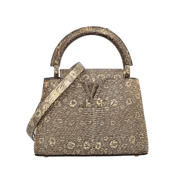 Lizard Capucines Mini Gold