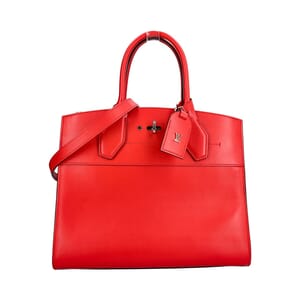 Leather Steamer MM Red