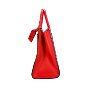 Leather Steamer MM Red, view 6