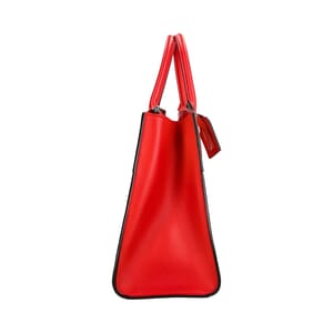Leather Steamer MM Red, view 5