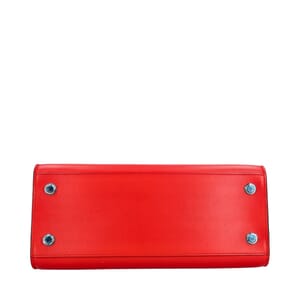 Leather Steamer MM Red, view 7