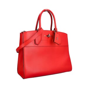 Leather Steamer MM Red, view 2