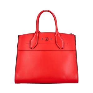 Leather Steamer MM Red, view 3