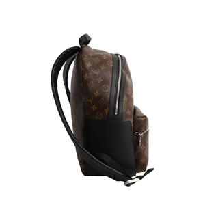Monogram Macassar Discovery Backpack PM, view 4