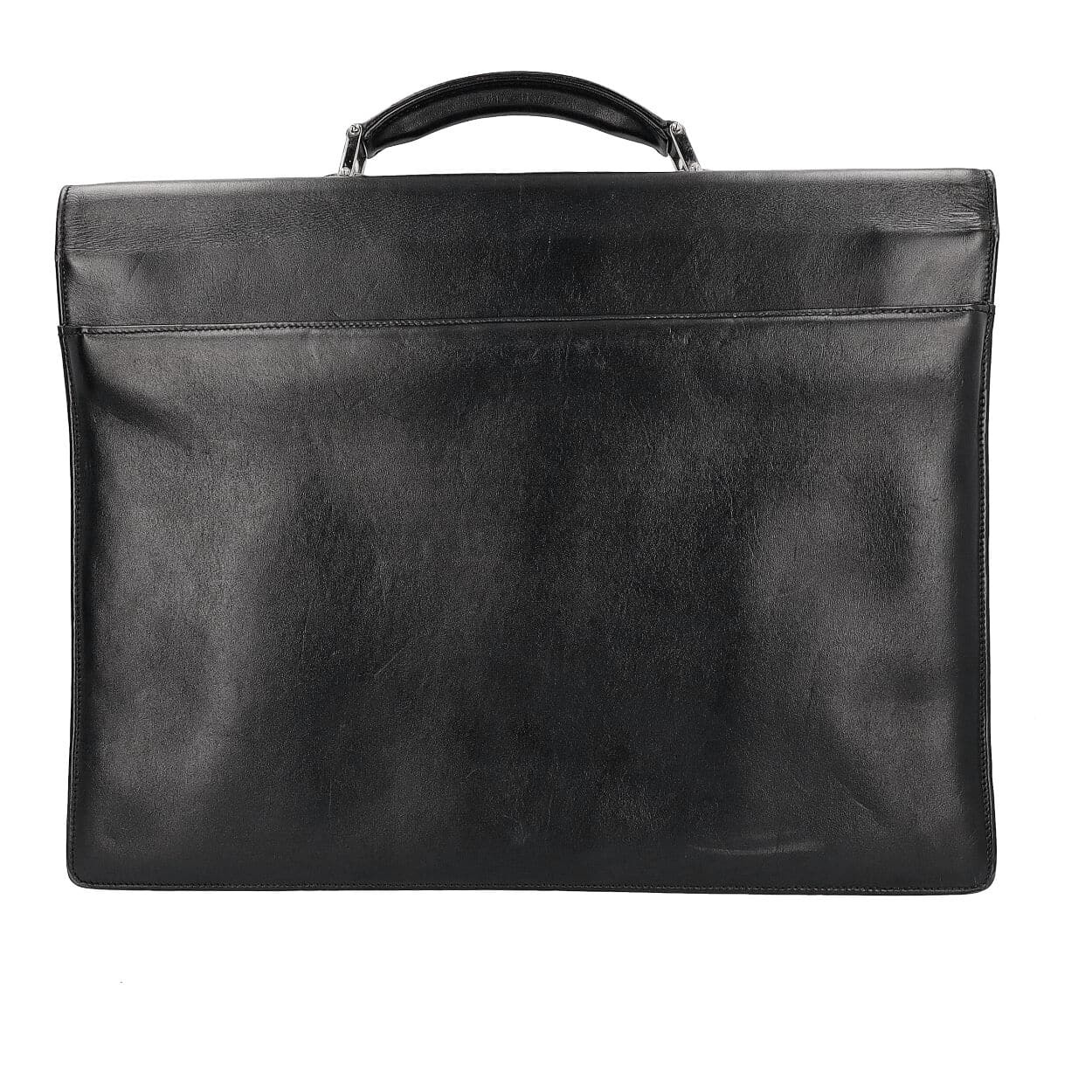 MONTBLANC Leather Meisterstuck Briefcase Black | Luxity