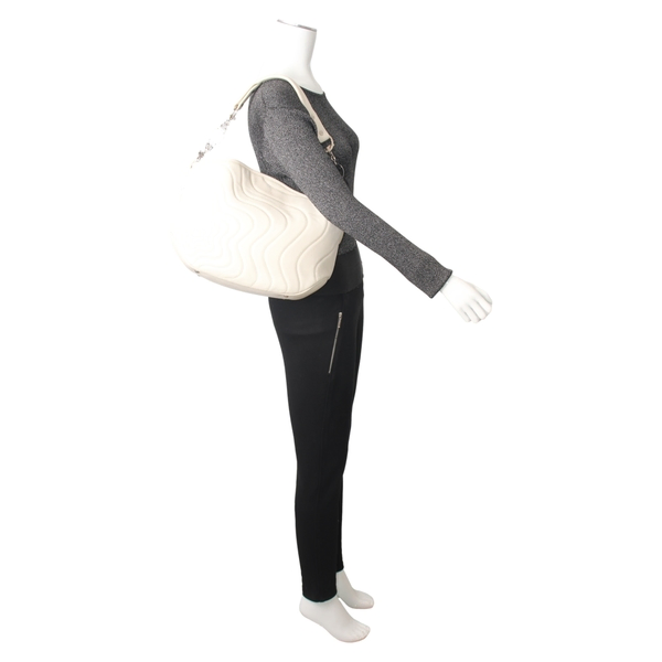 Leather Starisma Alcina Hobo White