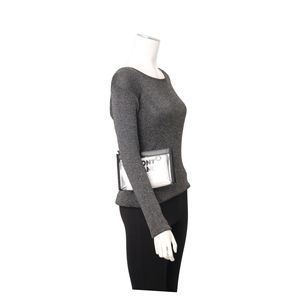 Mixed Material Nightflight Liquid Travel Pouch Black, view 8