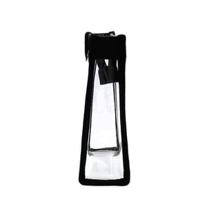 Mixed Material Nightflight Liquid Travel Pouch Black, view 5