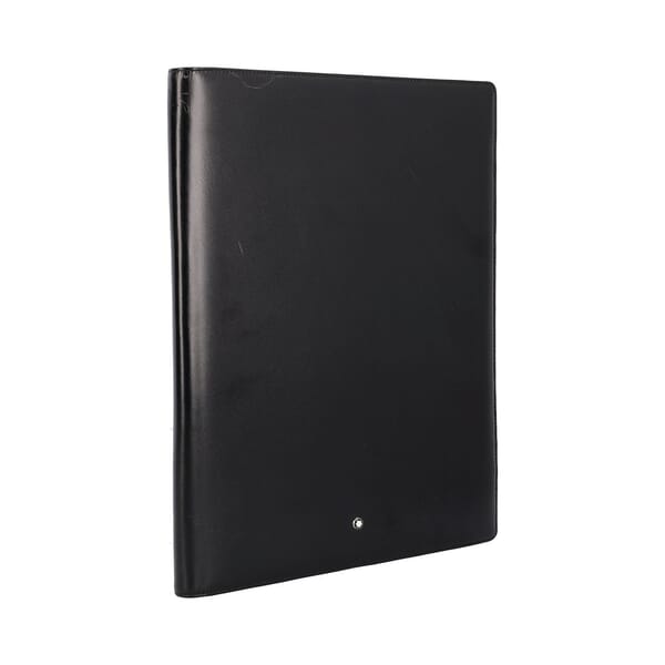 Leather Meisterstuck Notepad Holder Black