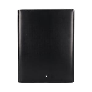 Leather Meisterstuck Notepad Holder Black