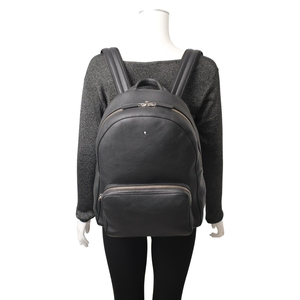 Leather Meisterstuck Backpack Black, view 7