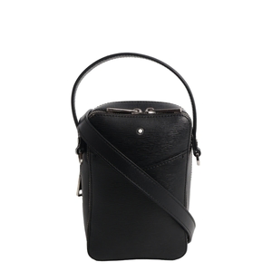 Leather 4810 Mini Reporter Crossbody Bag Black