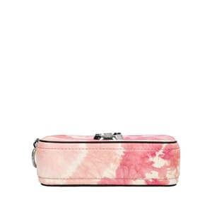 Leather Snapshot Crossbody Bag Tie Dye Pink, view 7