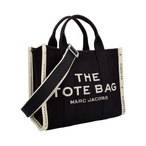 The Canvas Medium Tote Black/White, view 2
