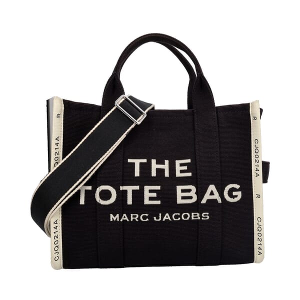 The Canvas Medium Tote Black/White