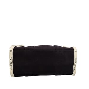 The Canvas Medium Tote Black/White, view 7
