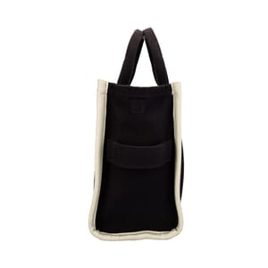 The Canvas Medium Tote Black/White, view 5