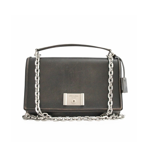 https://dbiyorq10n2b9.cloudfront.net/product-images/CBAGPRA0025/PRADA-Vintage-Vitello-Distressed-Chain-Shoulder-Bag-Ebony-Front.jpg.webp