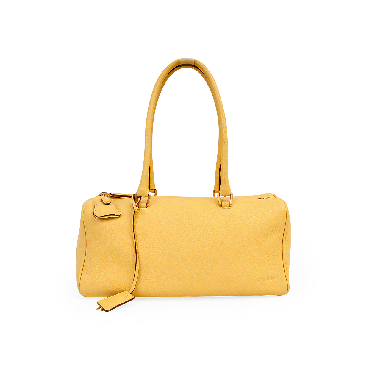 PRADA / プラダ | DAINO BOX BAG / レザー ボストンバッグ