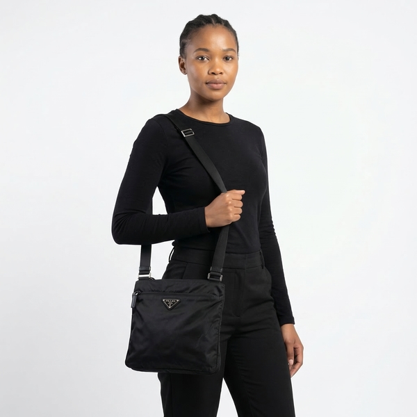 Tessuto Vela Messenger Black